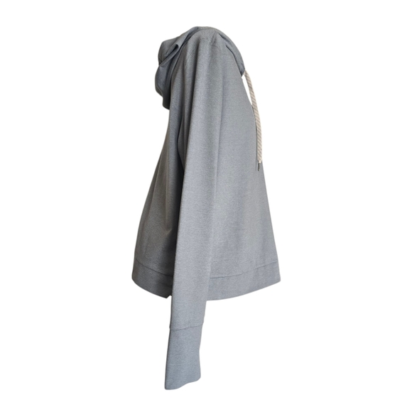 VUORI Halo Essential Hoodie | Mallorca Heather Blue, Size M - Picture 5 of 9